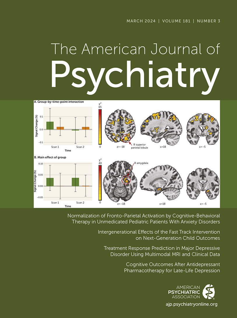 American Journal of Psychiatry cover