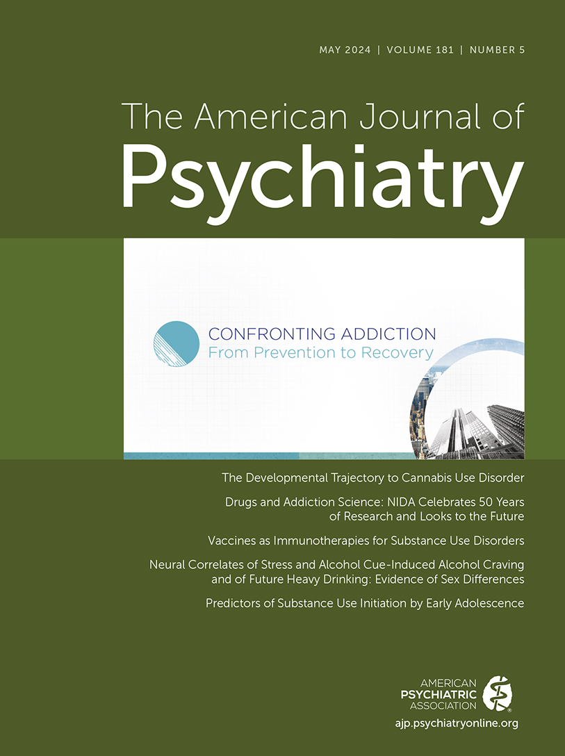View Table of Contents for American Journal of Psychiatry volume 181 issue 5